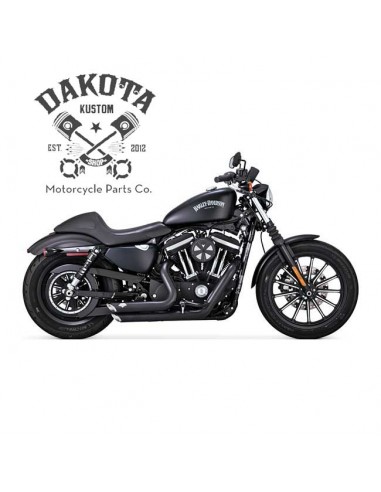 Juego Escapes Vance & Hines SHORTSHOTS STAGGERED Sportster 14-20 Negro