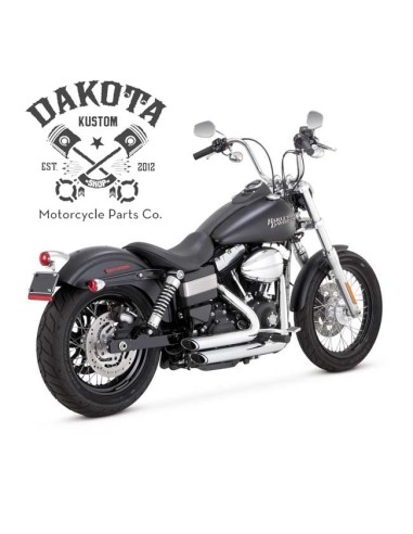 Juego Escapes Vance & Hines SHORTSHOTS STAGGERED H-D Dyna 12-17