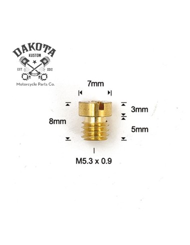 Chicle-Inyector Principal 180 Carburador HD CV