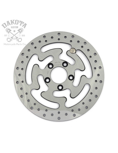 Disco Freno Trasero Agujereado Inox...