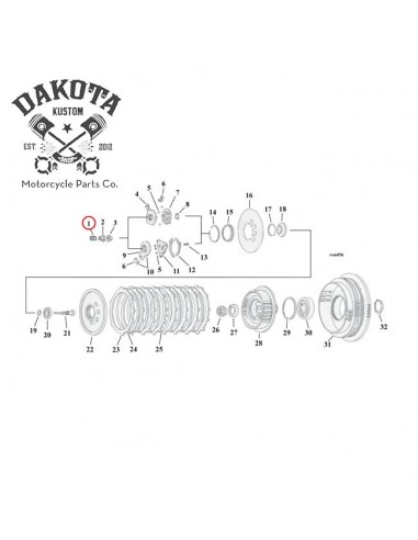 Muelle Ajuste Embrague H-D Sportster 94-20