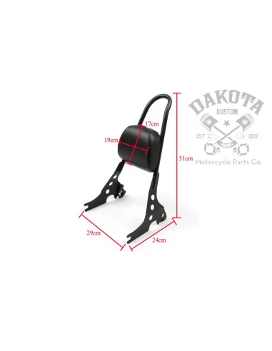Sissy Bar 21" Harley-Davidson...