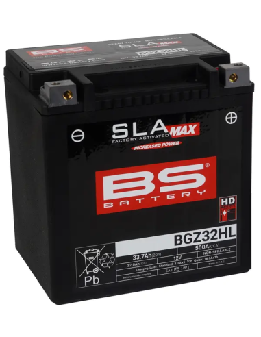 Batería BS SLA AGM BGZ32HL MAX...