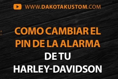 Como cambiar el pin de la Alarma en tu Harley-Davidson Sportster