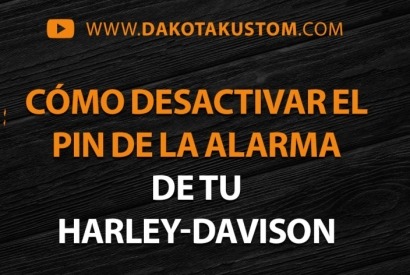 Desactivar PIN Alarma en tu Harley-Davidson Sportster 