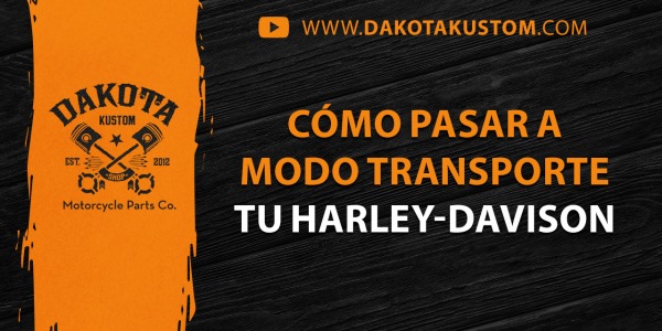 Como pasar a modo transporte tu Harley-Davidson.