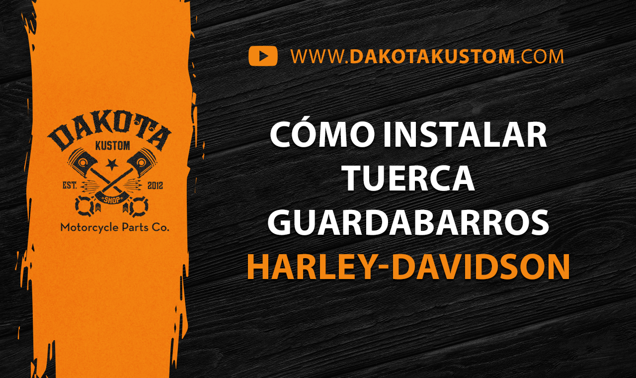Como instalar la tuerca del guardabarros en tu Harley-Davidson - Dakota Kustom